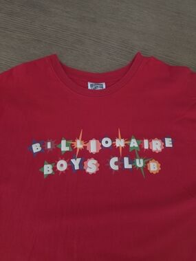 Billionaire Boys Club Red Logo Starburst Tee